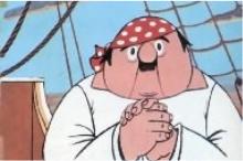 Captain Pugwash - The Mate, anxious